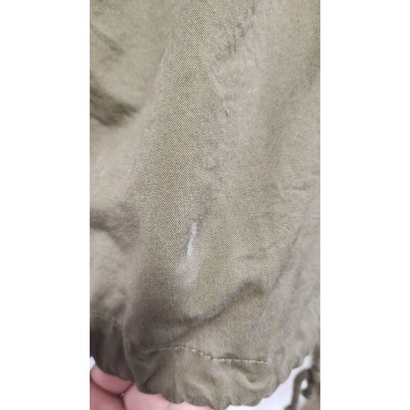 Love Tree Hooded Utility Jacket Large | Olive Green, Cotton, Good Condition - Picture 7 of 9